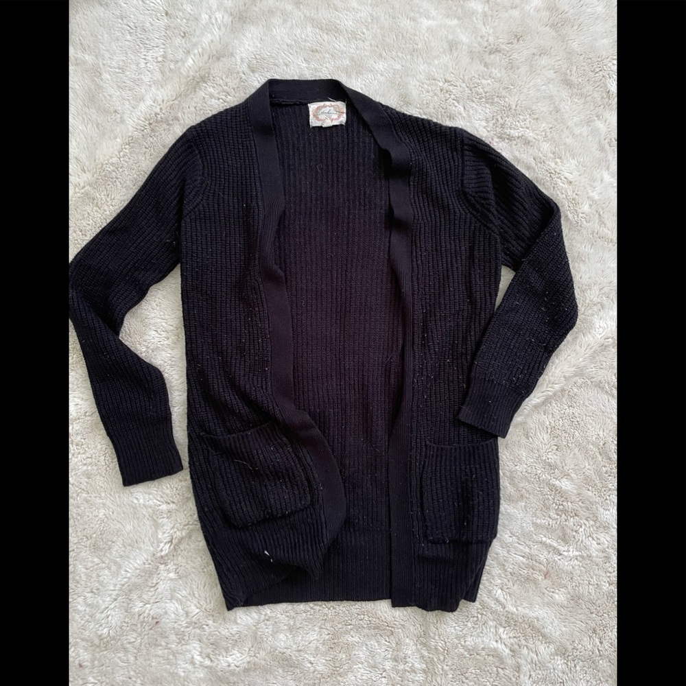 Ambiance- Black Cardigan- S